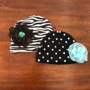 Two baby hats